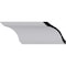 Ekena Millwork 8 3/4"H x 8 3/4"P x 12 3/8"F x 94 1/2"L Dublin Crown Moulding MLD09X09X12DU - alternate 1